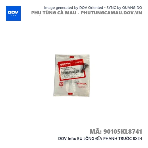 BU LÔNG ĐĨA PHANH TRƯỚC 8X24  — 90105KL8741