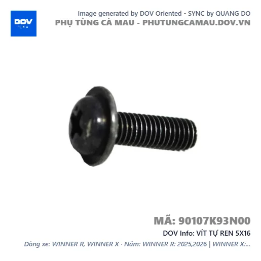 VÍT TỰ REN 5X16  — 90107K93N00