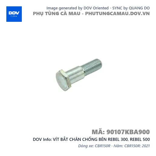 VÍT BẮT CHÂN CHỐNG BÊN REBEL 300, REBEL 500 — 90107KBA900