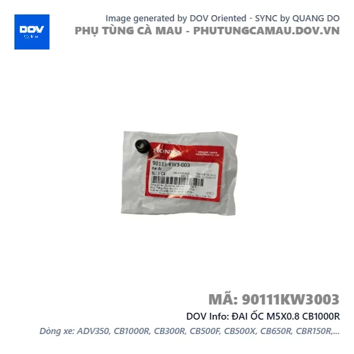 ĐAI ỐC M5X0.8 CB1000R — 90111KW3003