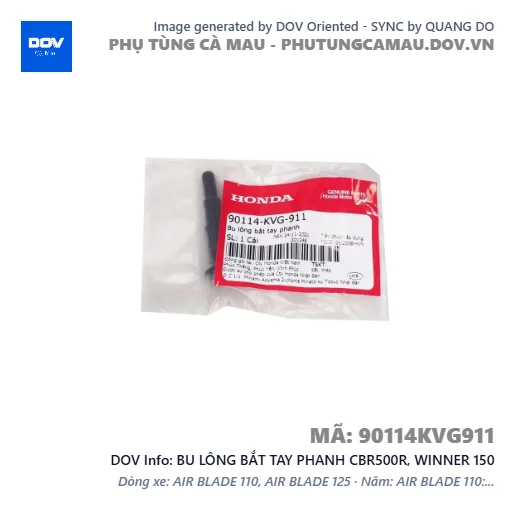 BU LÔNG BẮT TAY PHANH CBR500R, WINNER 150 — 90114KVG911