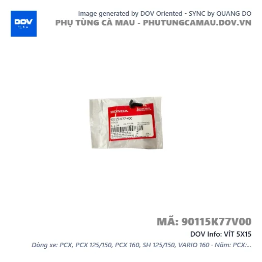 VÍT 5X15  — 90115K77V00