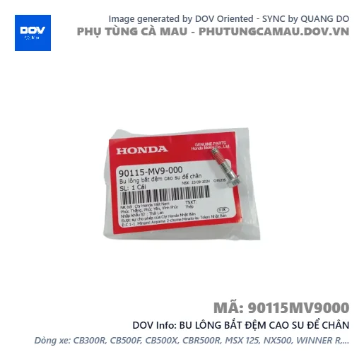 BU LÔNG BẮT ĐỆM CAO SU ĐỂ CHÂN  — 90115MV9000