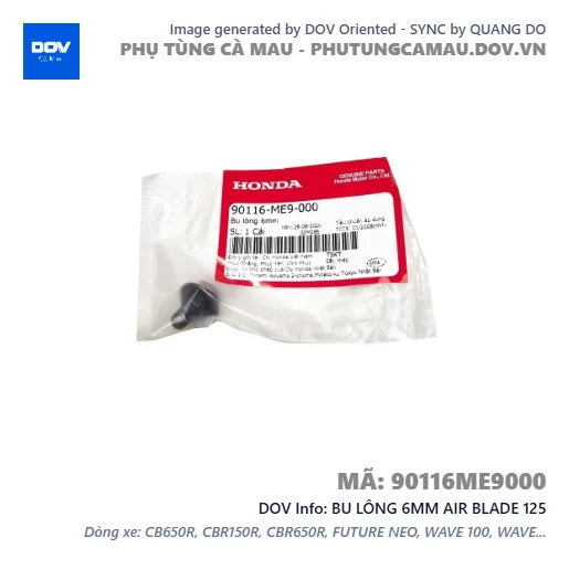 BU LÔNG 6MM AIR BLADE 125 — 90116ME9000