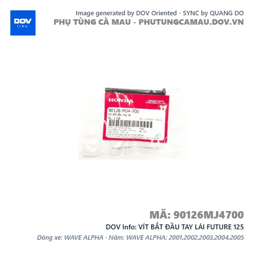 VÍT BẮT ĐẦU TAY LÁI FUTURE 125 — 90126MJ4700