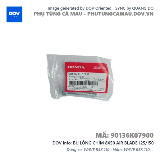 BU LÔNG CHÌM 8X50 AIR BLADE 125/150 — 90136K07900