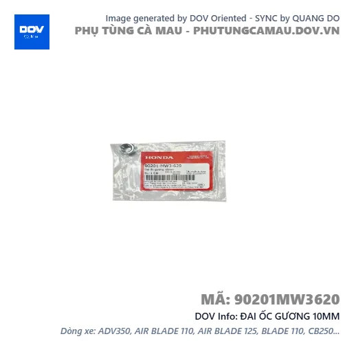ĐAI ỐC GƯƠNG 10MM — 90201MW3620