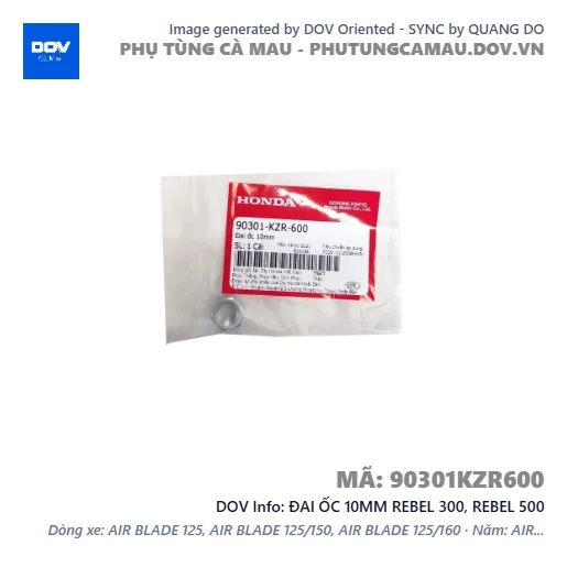 ĐAI ỐC 10MM REBEL 300, REBEL 500 — 90301KZR600