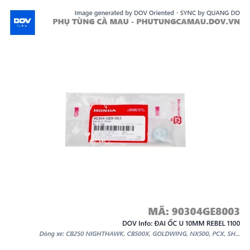 ĐAI ỐC U 10MM REBEL 1100 — 90304GE8003