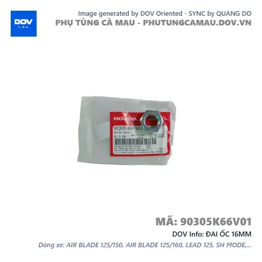 ĐAI ỐC 16MM  — 90305K66V01