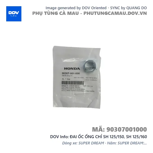 ĐAI ỐC ỐNG CHỈ SH 125/150, SH 125/160 — 90307001000