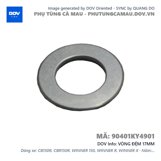 VÒNG ĐỆM 17MM — 90401KY4901