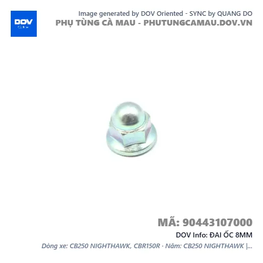 ĐAI ỐC 8MM — 90443107000
