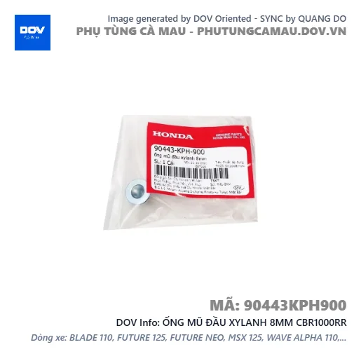 ỐNG MŨ ĐẦU XYLANH 8MM CBR1000RR — 90443KPH900