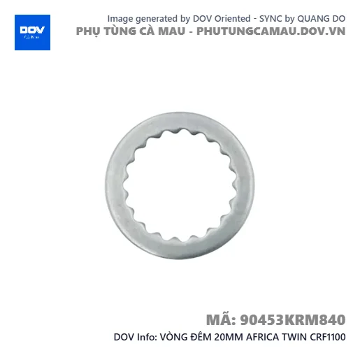 VÒNG ĐÊM 20MM AFRICA TWIN CRF1100 — 90453KRM840