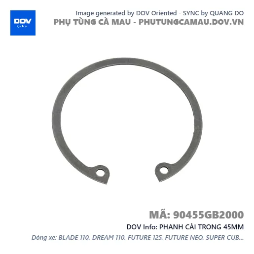 PHANH CÀI TRONG 45MM  — 90455GB2000