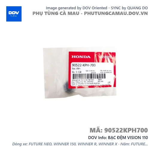 BẠC ĐỆM VISION 110 — 90522KPH700