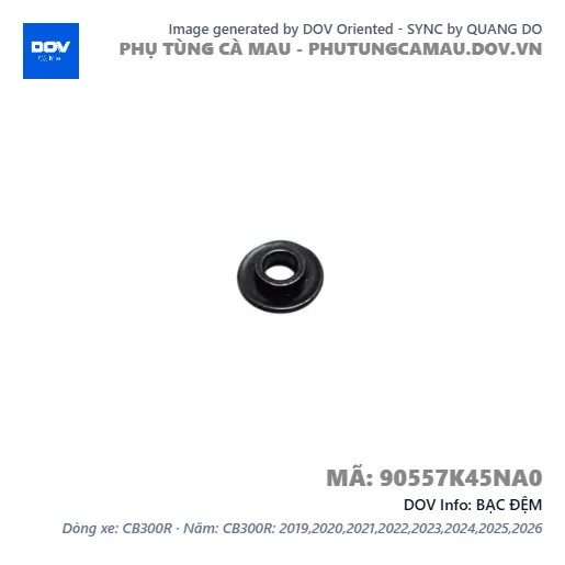 BẠC ĐỆM — 90557K45NA0