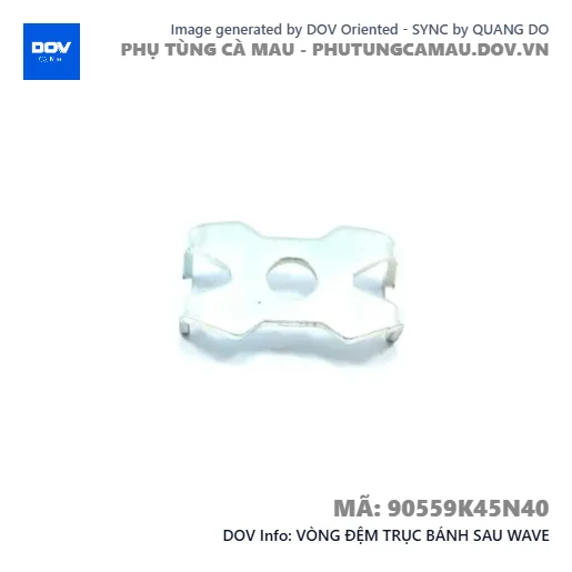 VÒNG ĐỆM TRỤC BÁNH SAU WAVE — 90559K45N40