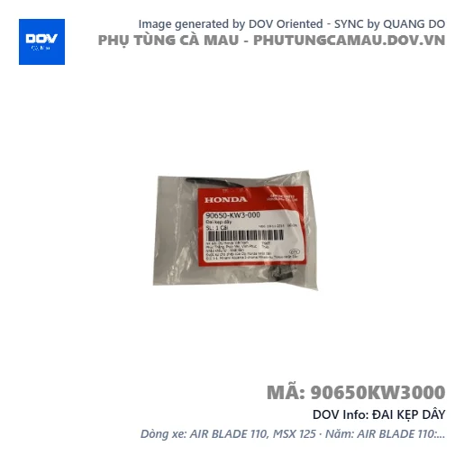 ĐAI KẸP DÂY — 90650KW3000