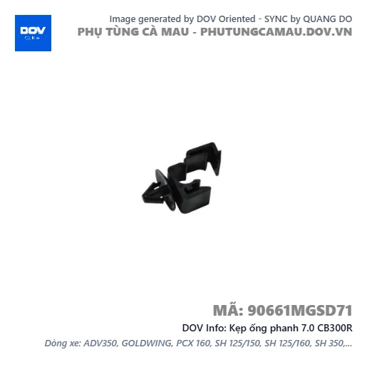 Kẹp ống phanh 7.0 CB300R — 90661MGSD71