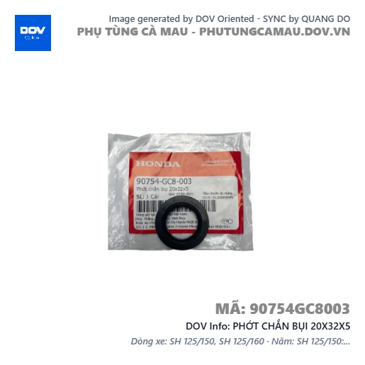 PHỚT CHẮN BỤI 20X32X5 — 90754GC8003
