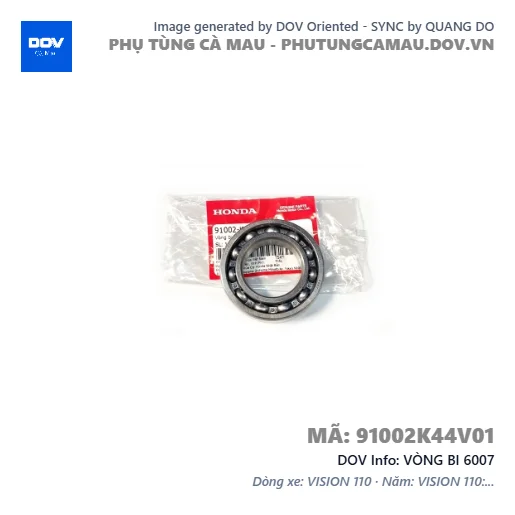 VÒNG BI 6007  — 91002K44V01