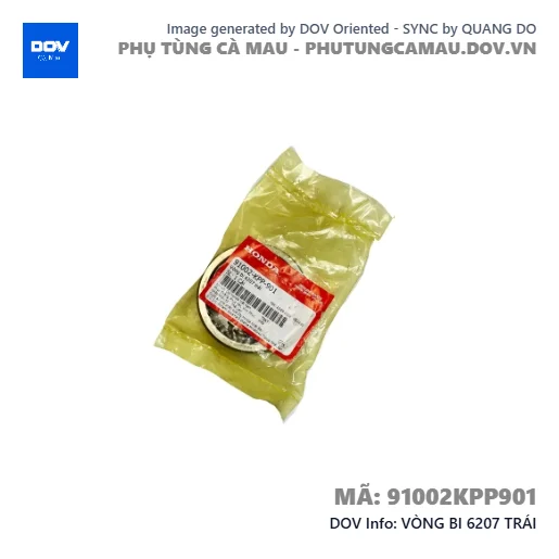 VÒNG BI 6207 TRÁI  — 91002KPP901