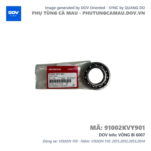 VÒNG BI 6007  — 91002KVY901