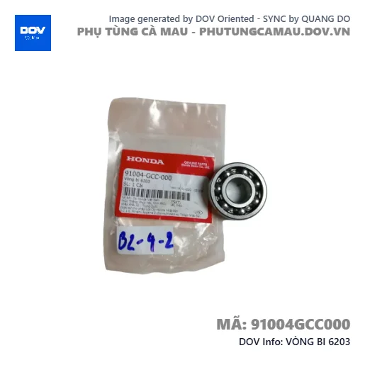 VÒNG BI 6203 — 91004GCC000