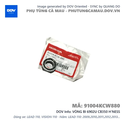 VÒNG BI 6902U CB350 H'NESS — 91004KCW880