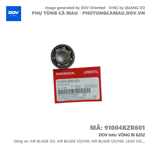 VÒNG BI 6202  — 91004KZR601