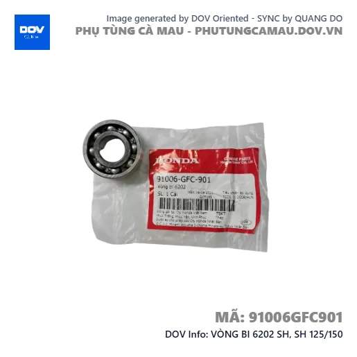 VÒNG BI 6202 SH, SH 125/150 — 91006GFC901