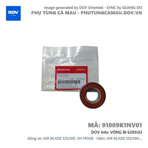 VÒNG BI 6205UU  — 91009K1NV01