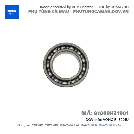 VÒNG BI 6201U — 91009K31901