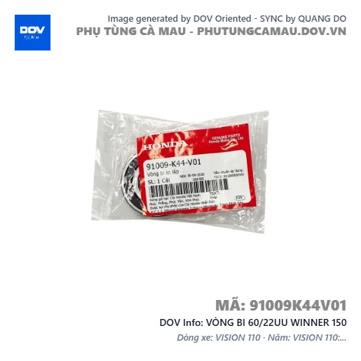 VÒNG BI 60/22UU WINNER 150 — 91009K44V01
