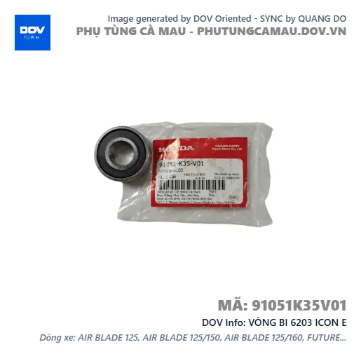 VÒNG BI 6203 ICON E — 91051K35V01