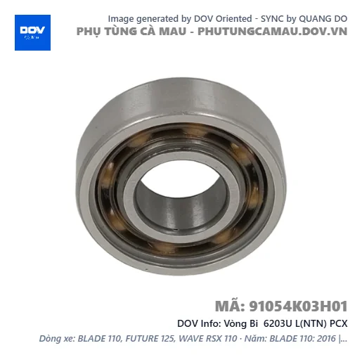 Vòng Bi  6203U L(NTN) PCX — 91054K03H01