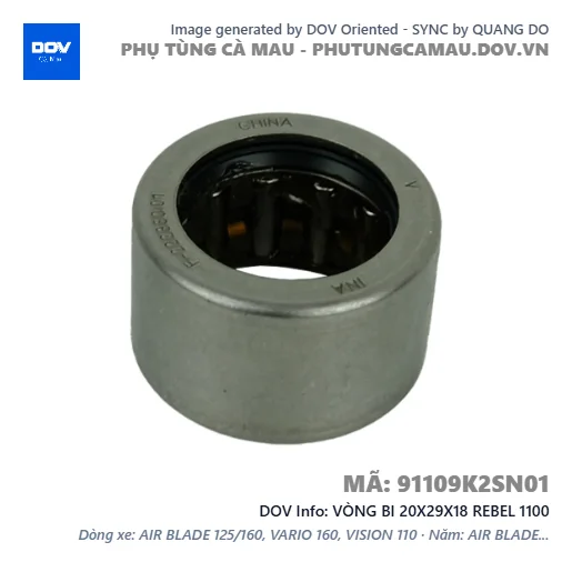 VÒNG BI 20X29X18 REBEL 1100 — 91109K2SN01