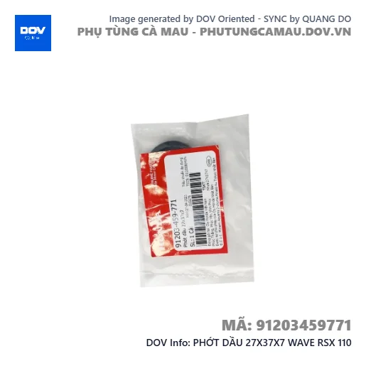 PHỚT DẦU 27X37X7 WAVE RSX 110 — 91203459771