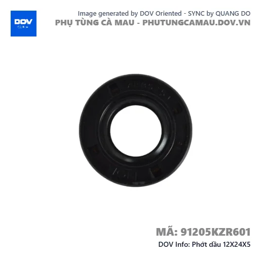 Phớt dầu 12X24X5 — 91205KZR601