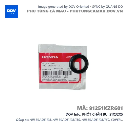 PHỚT CHẮN BỤI 21X32X5  — 91251KZR601