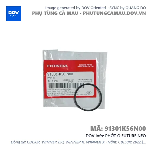 PHỚT O FUTURE NEO — 91301K56N00