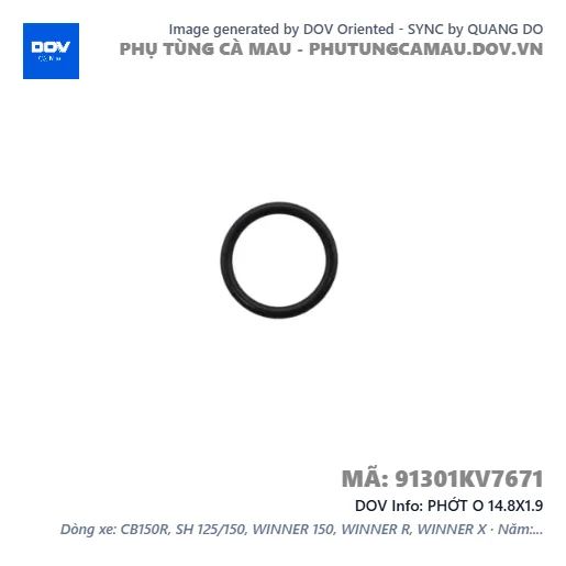 PHỚT O 14.8X1.9  — 91301KV7671