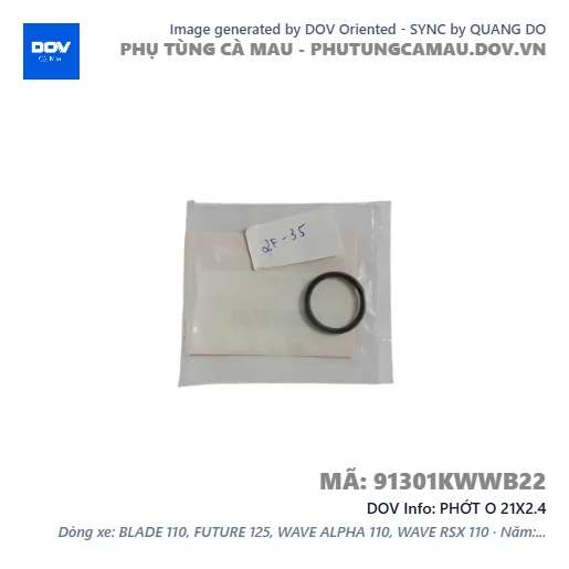 PHỚT O 21X2.4 — 91301KWWB22
