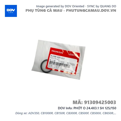 PHỚT O 24.4X3.1 SH 125/150 — 91309425003