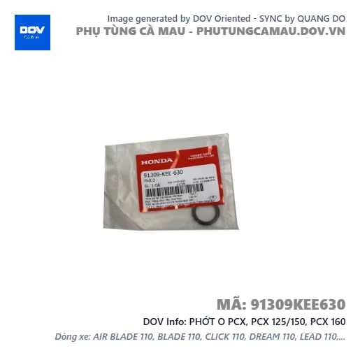 PHỚT O PCX, PCX 125/150, PCX 160 — 91309KEE630