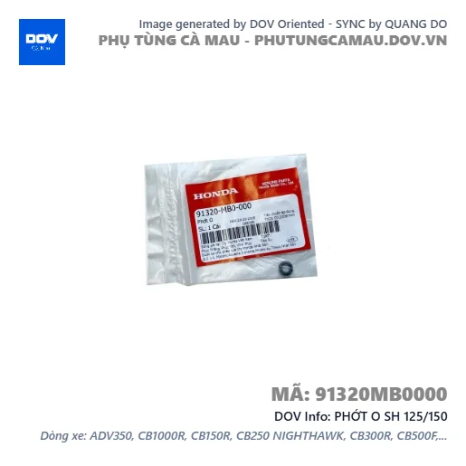 PHỚT O SH 125/150 — 91320MB0000