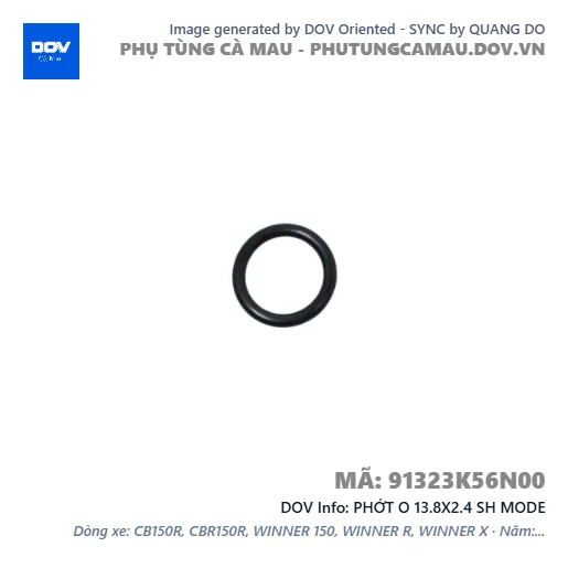 PHỚT O 13.8X2.4 SH MODE — 91323K56N00