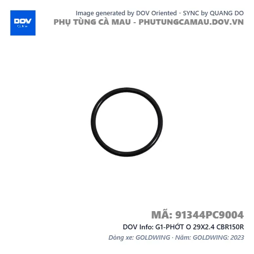 G1-PHỚT O 29X2.4 CBR150R — 91344PC9004